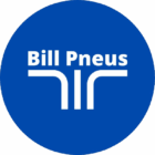 Logo da Bill Pneus, loja de pneus usados, novos e recapados